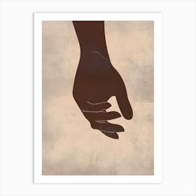 Hand Reaching Out Art Print