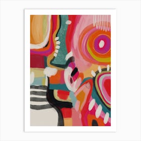 Abstract Multicolor 1 Art Print