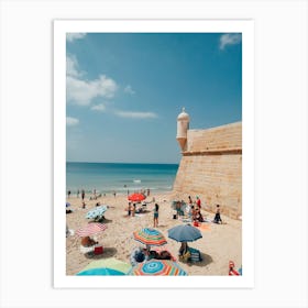 Beach Time Portugal  Art Print