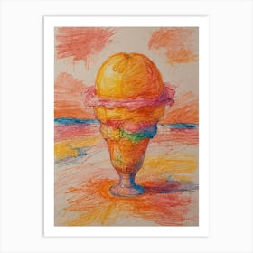 Ice Cream Cone 35 Art Print