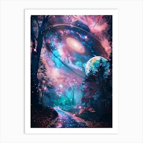 Galaxy In The Sky Art Print