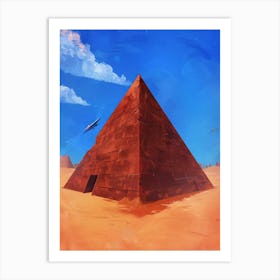 Pyramids Of Giza Art Print