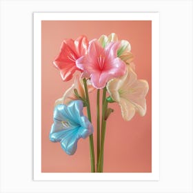 Dreamy Inflatable Flowers Amaryllis 2 Art Print