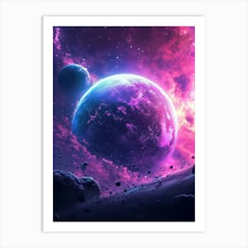 Outer Space Nebula 2 Art Print