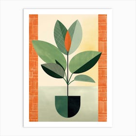 Plant In A Pot 4 Art Print