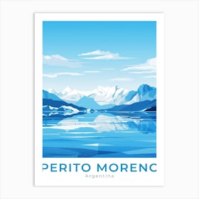 Argentina Perito Moreno Travel Art Print