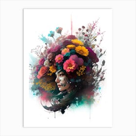 Flower Girl 1 Art Print