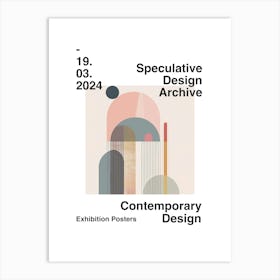 Speculative Design Archive Abstract Poster 26 Art Print