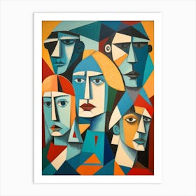 Group Of People Art Print