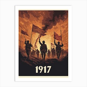 Aihrgdesign A Vintage Wartime Poster From 1917 Featuring Sold 99cd2e3b A0ff 4610 B195 5278e50715fb 3 Art Print