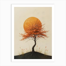 Sunset Tree 1 Art Print