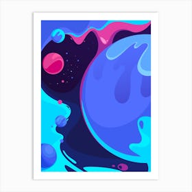 Outer Space 3 Art Print