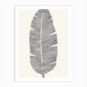 Banana Leaf Art Print