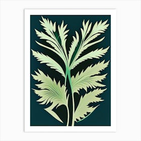 Caraway Leaf Vibrant Inspired Art Print
