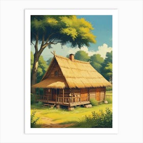 House In The Countryside Art Print
