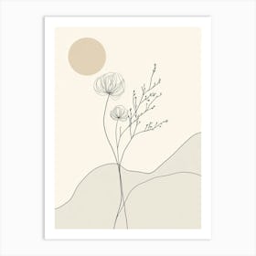 Flower In The Sun Art Print