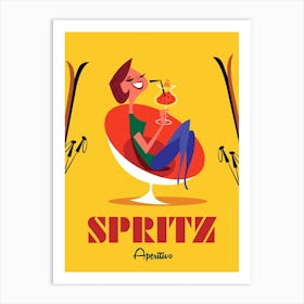 Spritz Time Poster Art Print