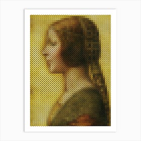 “La Bella Principessa”, Profile Of A Young Fiancee Art Print