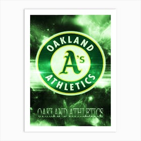 Oakland Athletics Poster Art Print