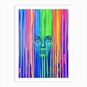 Face Of A Woman 49 Art Print