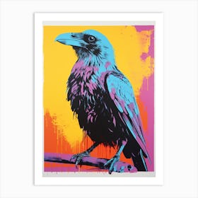 Andy Warhol Style Bird Raven 3 Art Print