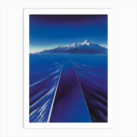 'The Blue Highway' Art Print