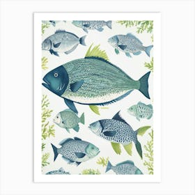 Fishes Of The Sea Art Print