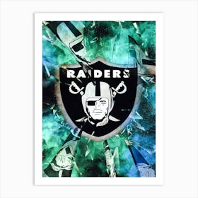 Oakland Raiders Art Print