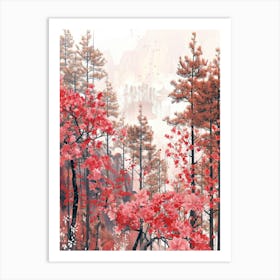 Chinese Cherry Blossoms 1 Art Print