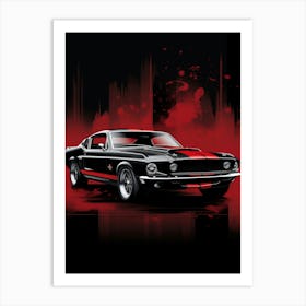 Ford Mustang 17 Art Print