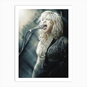 Superstars Of Courtney Love Concert Art Print