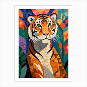 Tiger In The Jungle 2 Art Print