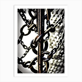 Chain Link Art Print