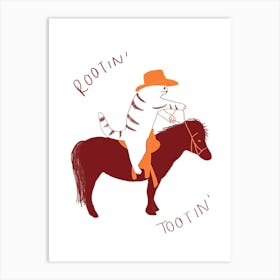 Rootin' Tootin' Catboy Print Art Print