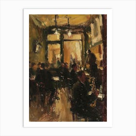 Bar In Paris Art Print