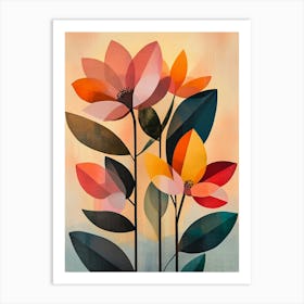 Flowers Canvas Print 2 Art Print