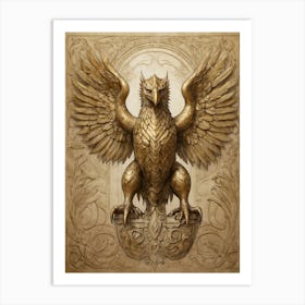 Golden Eagle 1 Art Print