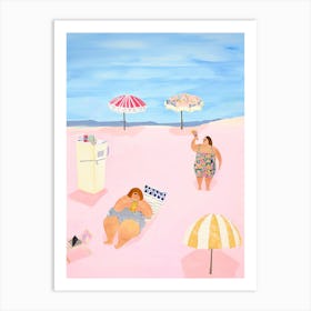 Summer At The Beach Art Print