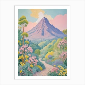 Jungle Mountain Art Print