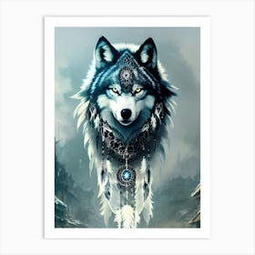 Wolf art 10 Art Print