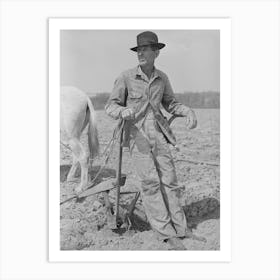 Tenant Farmer On Thirds And Fourths Near Marshall, Texas By Russell Lee Art Print