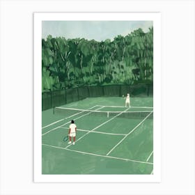 Vintage Tennis Poster Art Print