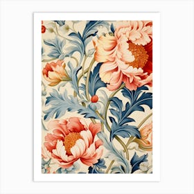 Floral Wallpaper 47 Art Print