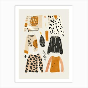 Sweaters Illustration Art Print