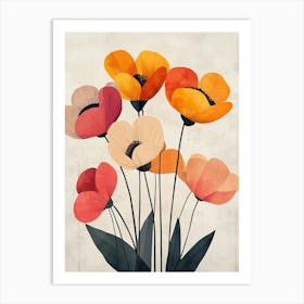 Flowers In A Vase 80 Art Print