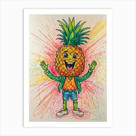 Pineapple 1 Art Print