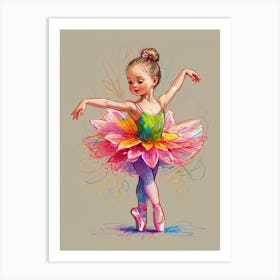 Little Ballerina 2 Art Print