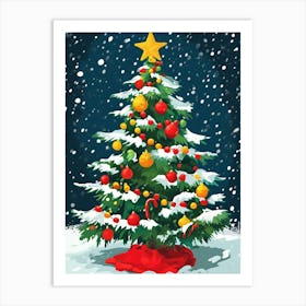 Christmas Tree 3 Art Print