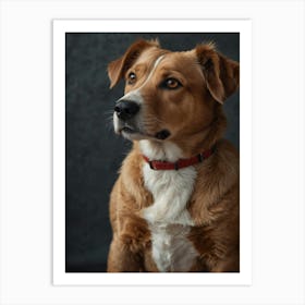 Dog portrait Art Print