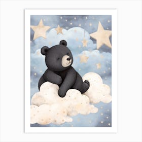 Sleeping Baby Black Bear 2 Art Print